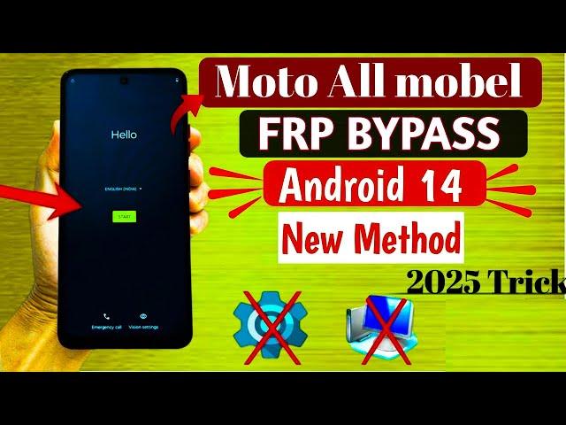 Moto FRP Bypass New Method 2025  | Motorola Google Account Remove | Moto Frp Unlock