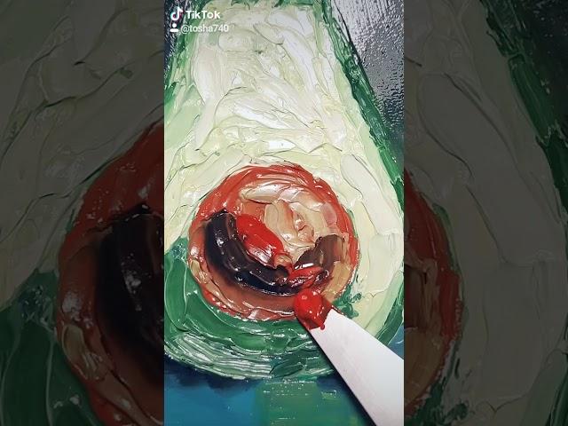 Авокадо маслом (Техника импаста)