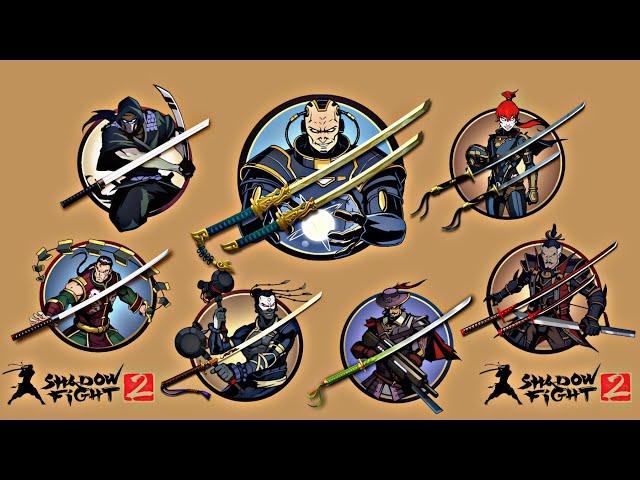 All Katana Weapon vs Titan Bodyguards || Shadow Fight 2