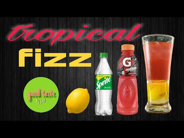 TATLONG INGREDIENTS PARA MAKAGAWA NG TROPICAL FIZZ MOCKTAIL???