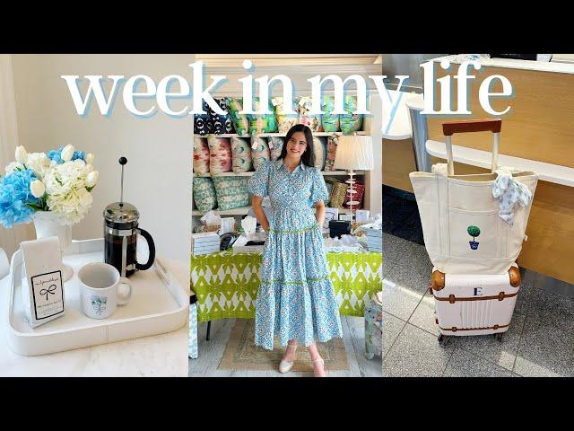 VLOG | day in the life as a content creator, launching my spring collection, trunk show in Charlotte