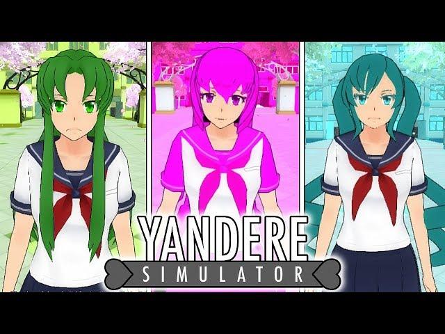 Super Colorful Yandere Simulator Mods | Midori, Mai Waifu, & Saki Simulators