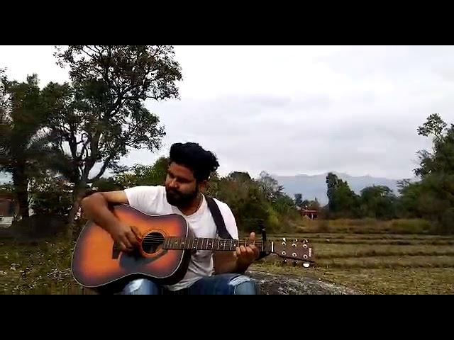 Kaali ghagri Himachali folk song on acoustic guitar