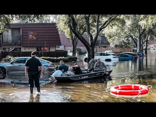 After Hurricane Milton Palm Harbor Florida 4K (Tampa Bay) October 10, 2024