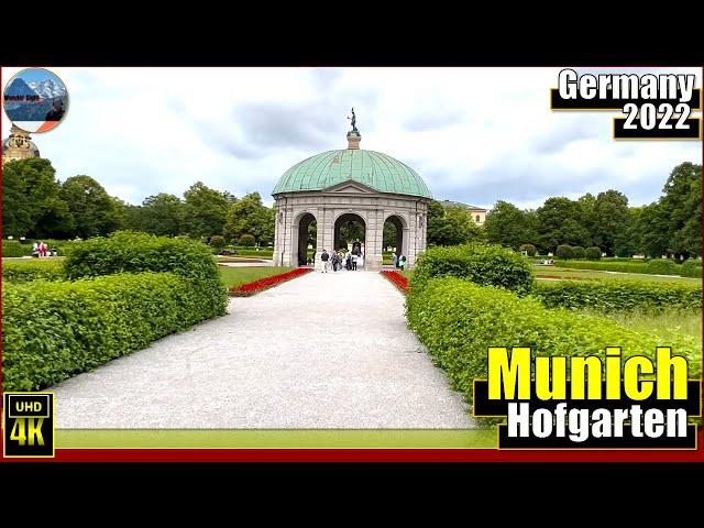 Munich, Germany  | City Tour | in [4K-UHD]: Hofgarten and Bonus Video at End (June 2022)