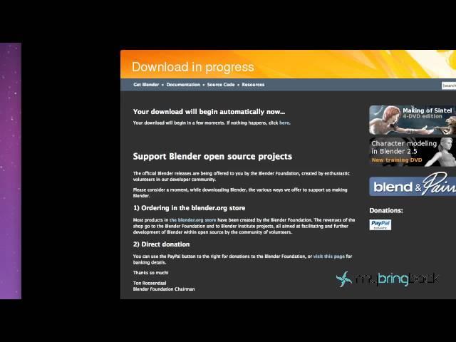 Learn Blender- The Basics 1- Installing the Software