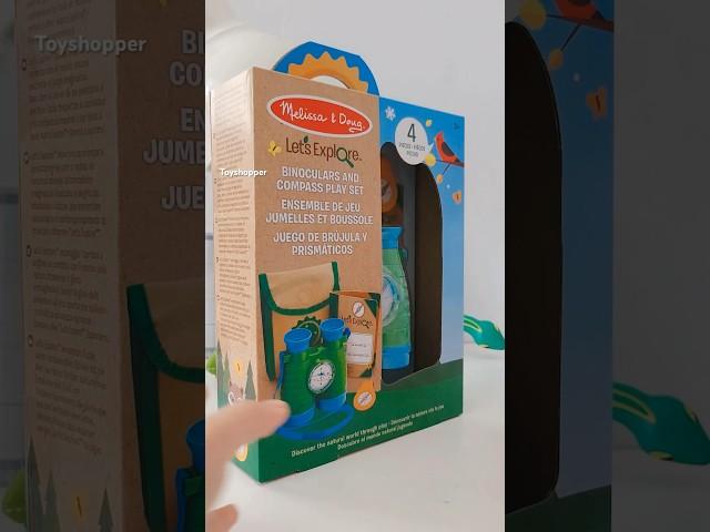 Melissa & Doug Binoculars and Compass Playset️ #toys #asmr #asmrtoys #learnandplay #toyshopper