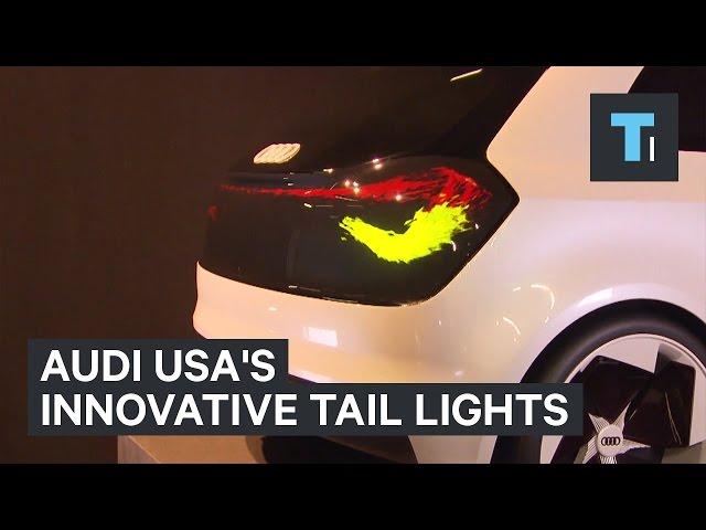 Audi USA​'s Innovative Tail Lights Are Mesmerizing