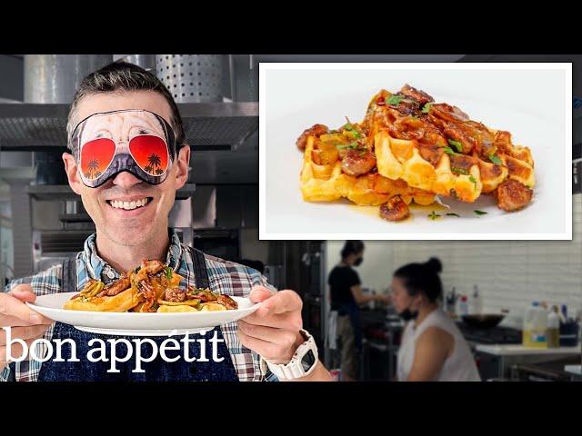 Recreating Bobby Flay's Cheddar Black Pepper Waffles From Taste | Reverse Engineering | Bon Appétit