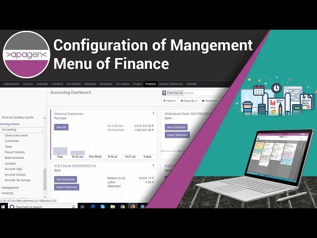Odoo demo - configuration for Finance  | Apagen Solutions Pvt. Ltd. (Odoo Service Provider)