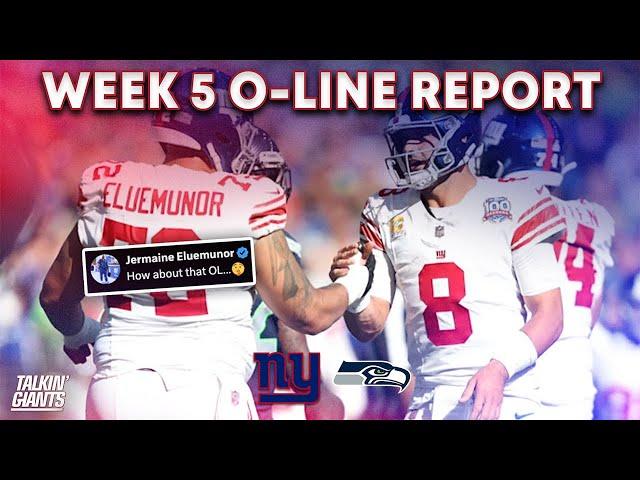 Giants Week 5 Offensive Line Report