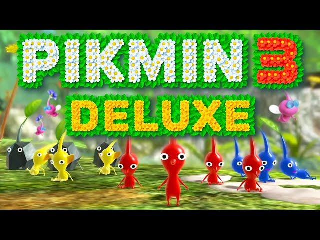 Pikmin 3 Deluxe - Full Game 100% Walkthrough