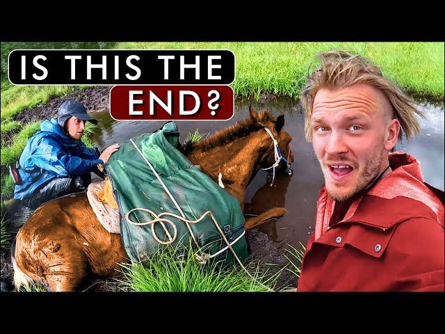 Horse Got Stuck While Traveling The World's Emptiest Country