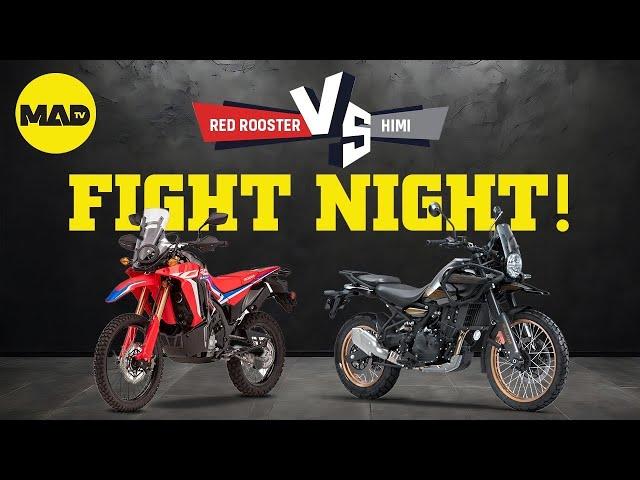 Honda CRF300 Rally vs Enfield Himalayan 450 - head to head for Round the World dominance