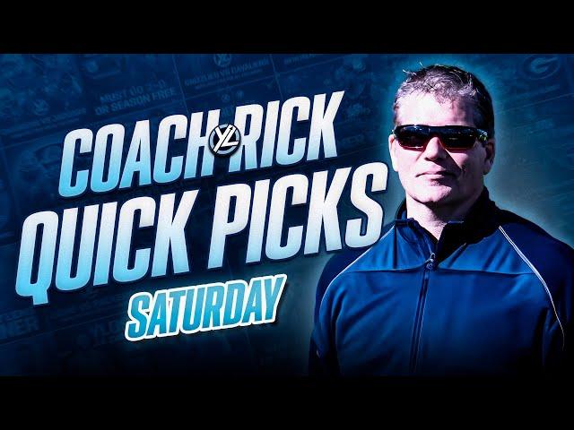 Quick Picks w/ Coach Rick Bowe 10/12/24 NCAAF Free Picks