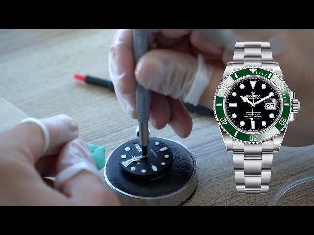 Modding a Seiko 5 into a Rolex Submariner Date Kermit DESIGN - Seiko 5 Sports watch Mods