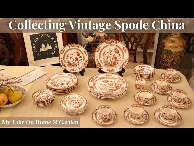 Collecting Fine China // Vintage Spode Reviewing Indian Tree Pattern (Copeland Era)