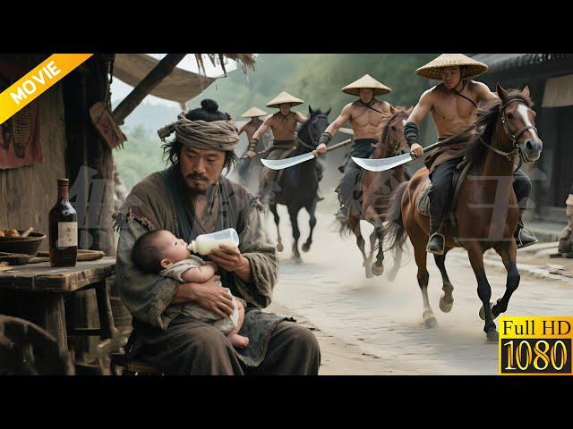 2025 Action Hit:A farmer with a child turns out to be a kung fu master,slays 10 top villains alone.