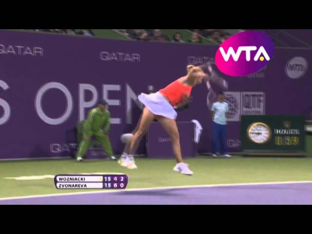 Vera Zvonareva vs Caroline Wozniacki | 2011 Highlights