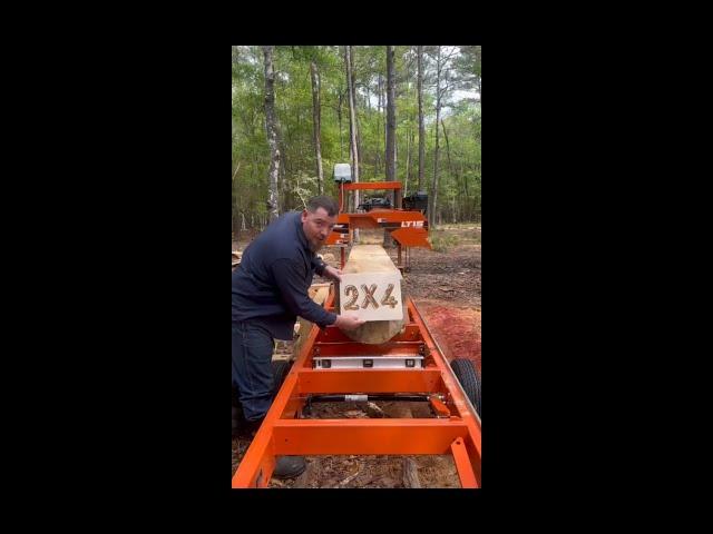 From Log to 2x4 Lumber: A DIY Journey