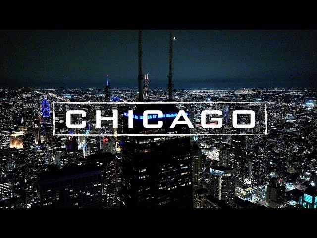 Chicago By Night 2024 | 5K Cinematic Drone Video