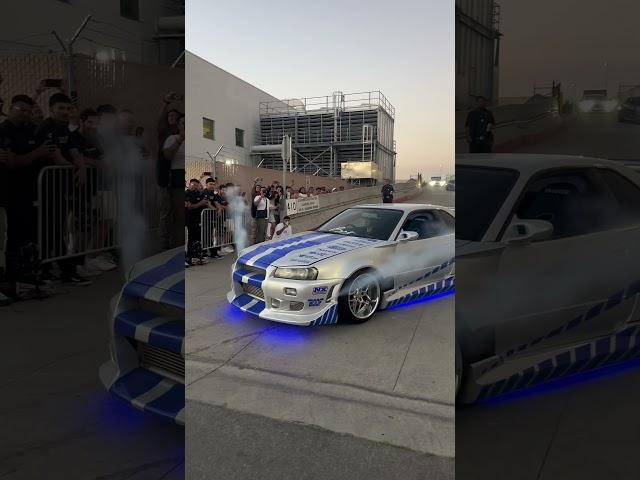 CRAP….ITS BRIAN, BRIAN O CONNER NISSAN SKYLINE R34 REPLICA TOLLIN OUT OF WEKFEST SAN JOSE 2024