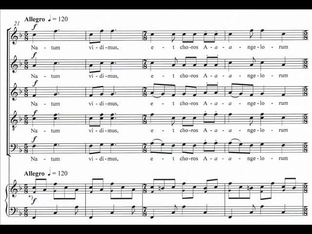 Gašper Jereb : MAGNUM MYSTERIUM : 7. Amen for mixed choir (SATB) and harp (piano)
