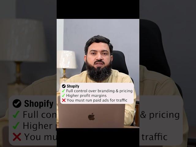 Daraz vs Shopify – Which one is better for beginners?  #ecommerce #digitalmarketing #online-earning