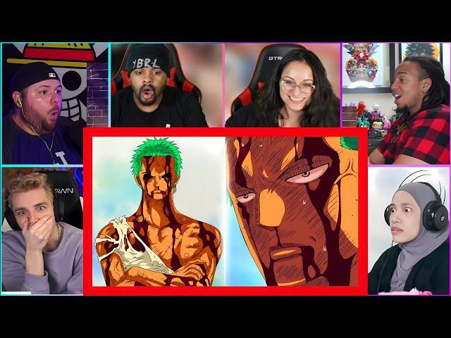 ️ ZORO NOTHING HAPPENED!  ONE PIECE EPISODE 377 REACTION MASHUP!! 