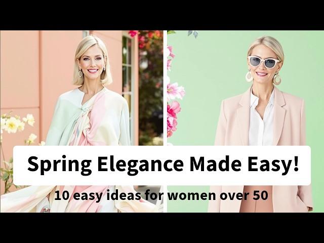 Spring 2025 Style Trends – 10 Easy, Elegant Fashion Ideas for Women Over 50