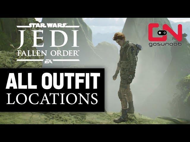 All Outfit Locations - Star Wars Jedi: Fallen Order Customization