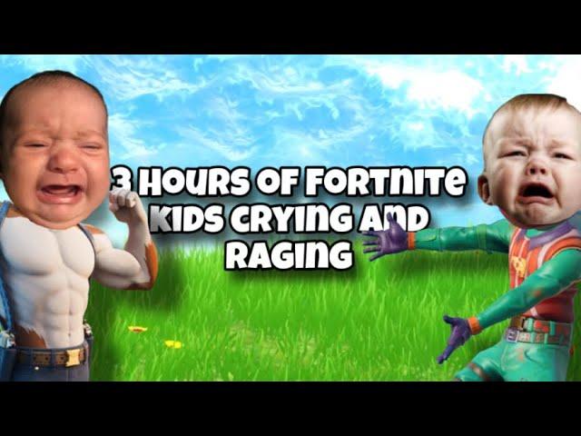 3 HOURS OF FUNNY FORTNITE KIDS CRYING/RAGING  | (60,000 Subscriber Special)