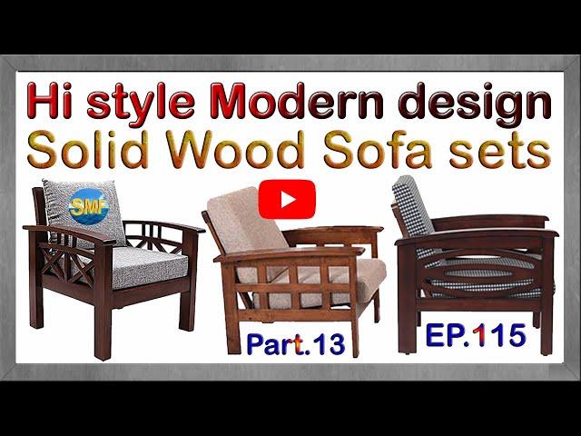 Solid wood sofa set with cushions set | EP.115 | part.13 | sri maari furnitures Mathikere Bangalore