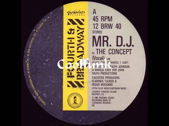 The Concept -  Mr. D.J. (12" Electro-Funk Hip-Hop)