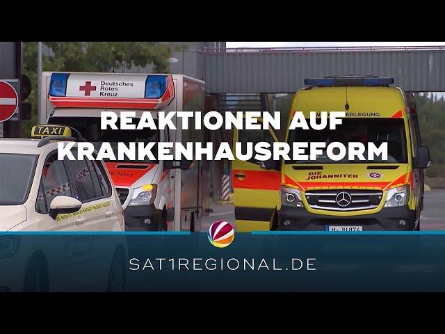 Krankenhausreform: Reaktionen aus Niedersachsen