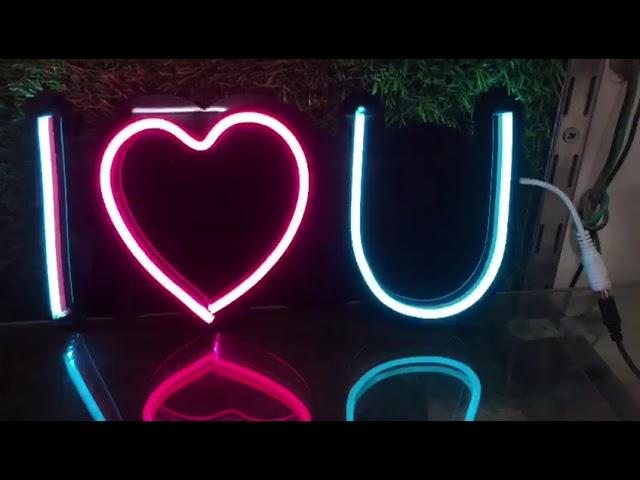 Neon light (I love you) | Custom Neon Lights | Clickokart