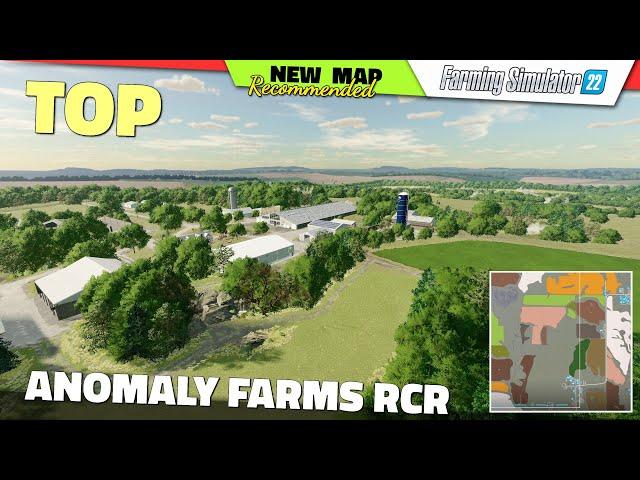 FS22 | NEW MAP "Anomaly Farms RCR" [PUBLIC BETA] - Farming Simulator 22 New Map Review 2K60