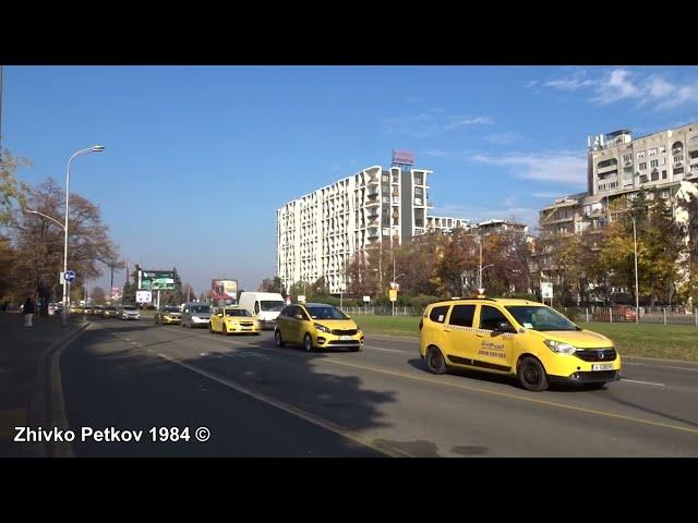 Масов протест на таксиметровите шофьори в Бургас - 20.11.2024год.