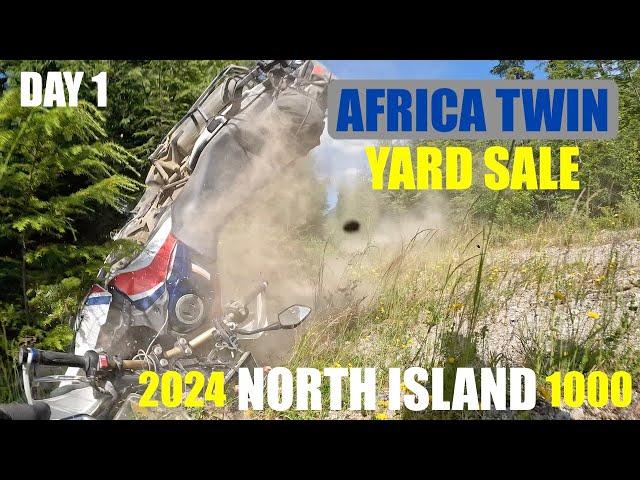 NORTH ISLAND 1000 - Group ride 2024 - The day Scott crashed his Africa Twin