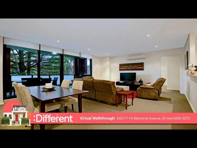 Virtual Walkthrough: 430/17-19 Memorial Avenue, St Ives, NSW 2075