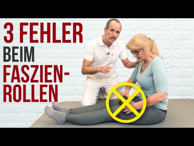 Diese 3 Fehler solltest Du beim Faszienrollen unbedingt vermeiden! | Liebscher & Bracht