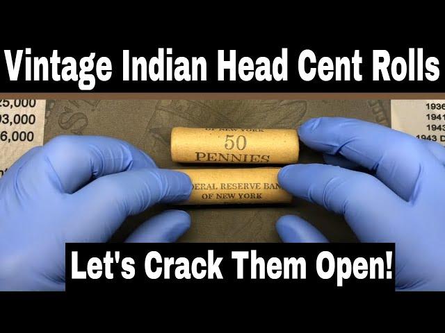 Indian Head Cent Rolls - Estate Sale Roll Hunt