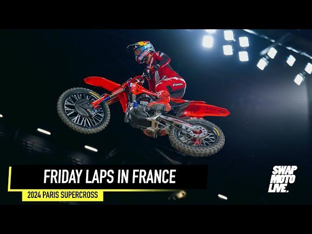 Full Practice Laps At The 2024 Paris Supercross | Press Day Raw