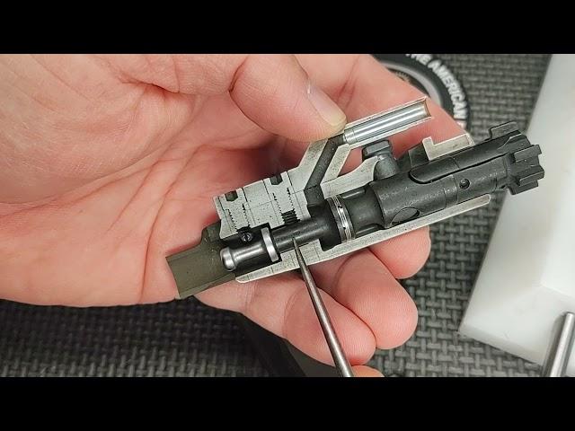 AR-15 Bolt Carrier and Rifle Cut Away Demonstration
