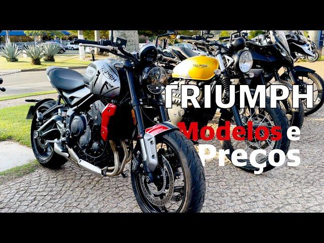 Todas as Motos Triumph e seus Preços na Concessionária! (Junho de 2024)