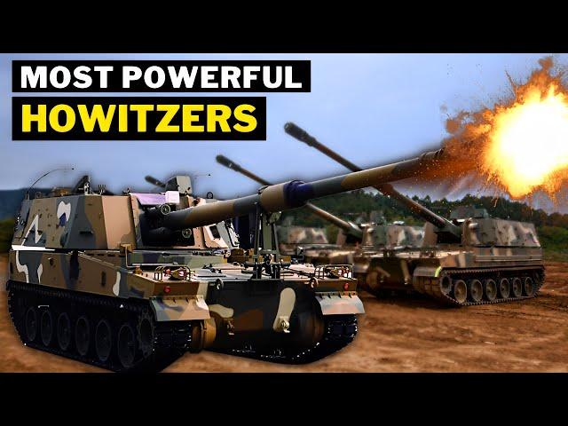 World's Most Powerful Howitzers 2024 -  Self Propelled Howitzers in Action