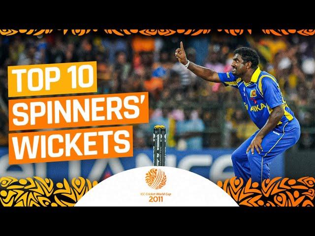 Top 10 Spinner Wickets | #CWC11Rewind