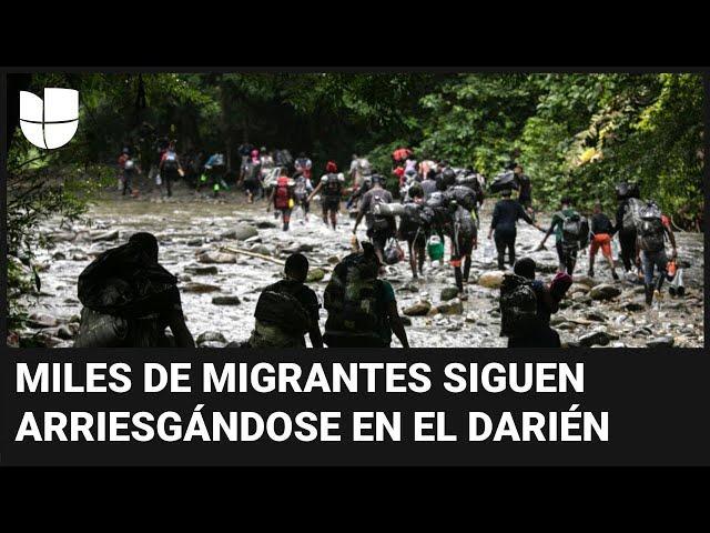 Migrantes se arrepienten de cruzar la selva de Darién para llegar a EEUU: "Nos robaron todo"