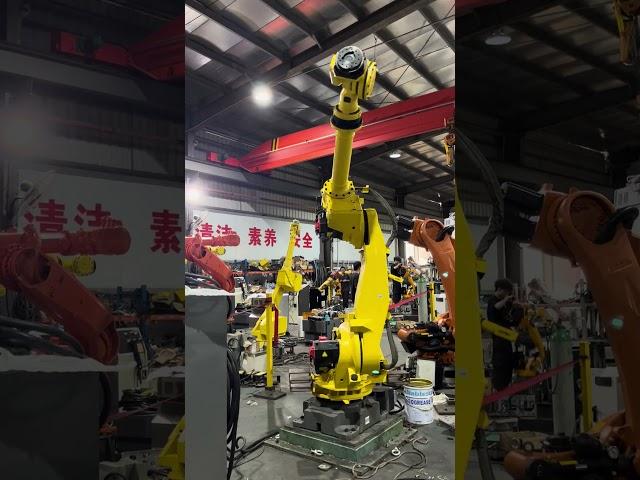 Refurbished Fanuc R-2000iB/210F robot  #industrialrobot #robot