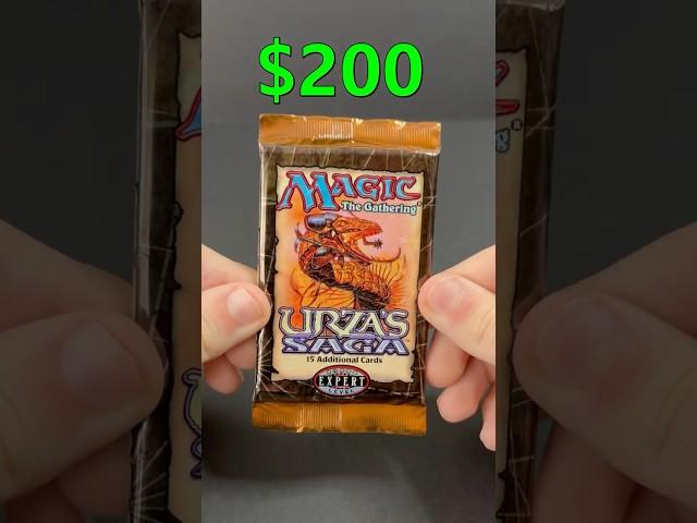 Opening an Urza's Saga Booster Pack from 1998 #mtg #magicthegathering
